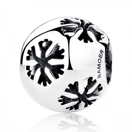 Silver Snowflake Charm - PANDORA Style - SCC070