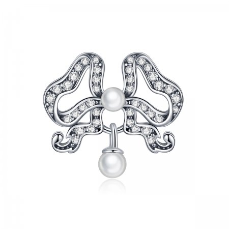 PANDORA Style Romantic Bowtie Charm - SCC1785