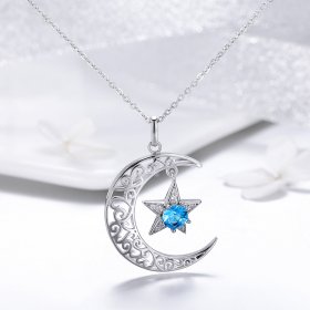 Silver Starry Sky Necklace - PANDORA Style - SCN278