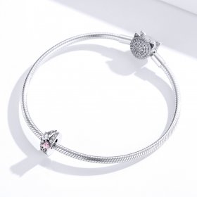 Pandora Style Silver Spacer Charm, Sweet Heart - BSC283