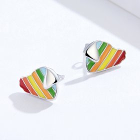 PANDORA Style Rainbow Dog Stud Earrings - SCE825