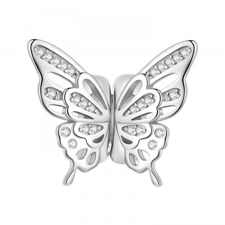 Pandora Style Butterflies Spacer Charm - BSC823