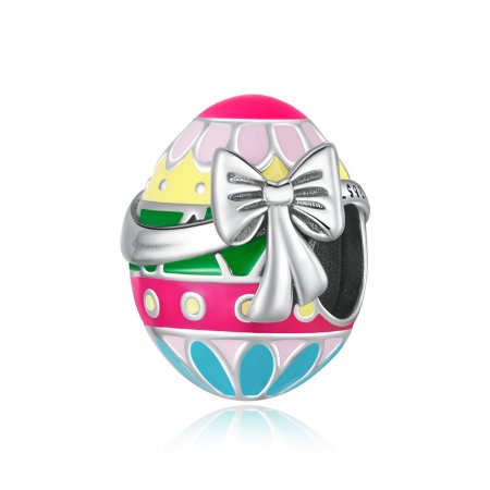 PANDORA Style Easter Egg With Bow Charm - SCC2119