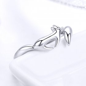 Silver Little Fox Ring - PANDORA Style - SCR478