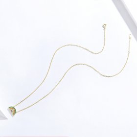 Silver Rainbow Necklace - PANDORA Style - SCN378