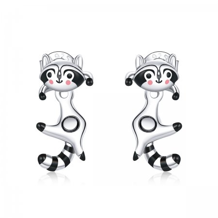 PANDORA Style Raccoon Stud Earrings - SCE990