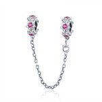Pandora Style Silver Safety Chain Charm, Fairy's Garland - BSC035