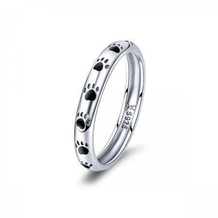 Silver Paw Ring - PANDORA Style - SCR445