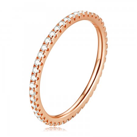 Pandora Style Rose Gold Fashion Elf Ring - SCR066-C
