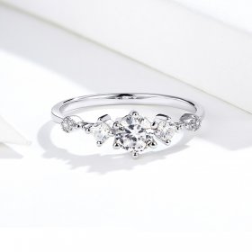 Pandora Style Silver Ring, Cherise - SCR568