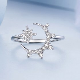 PANDORA Style Moon and Stars Open Ring - BSR300