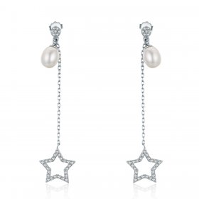 PANDORA Style Bright Stars Drop Earrings - VSE127