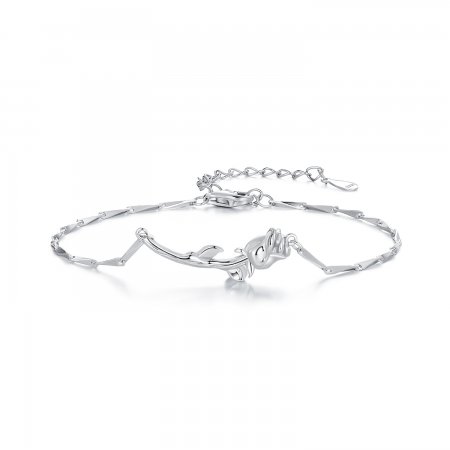 Pandora Style Rose Chain Bracelet - BSB146