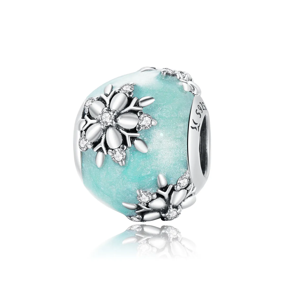 Shiny Snowflakes Charm - PANDORA Style - SCC1650