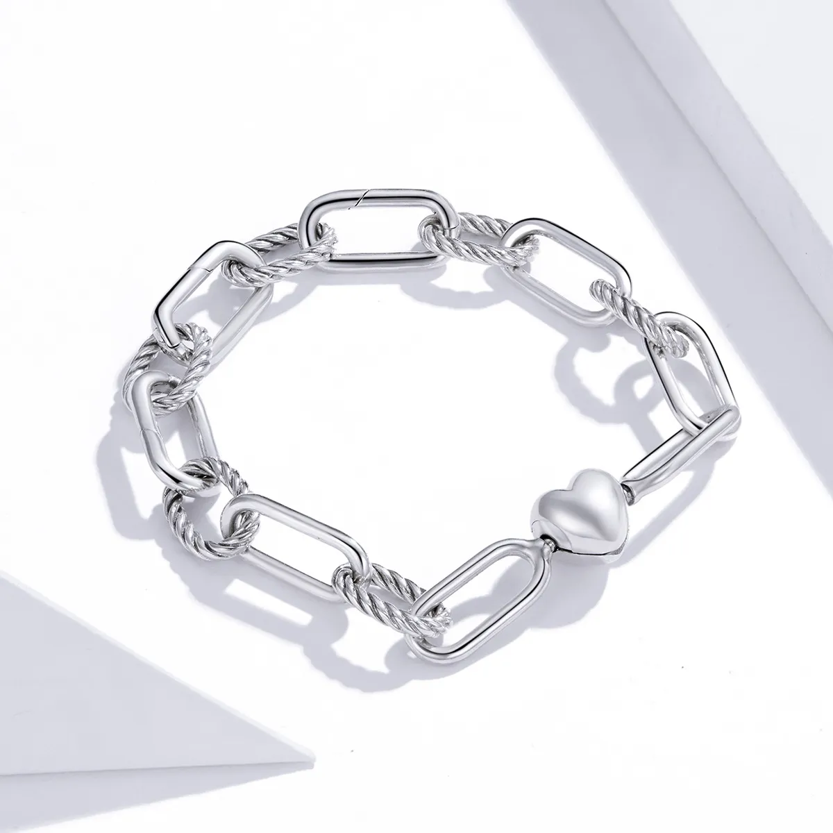 Pandora Style Chain Bracelet, Love of Paper Clips - SCB202