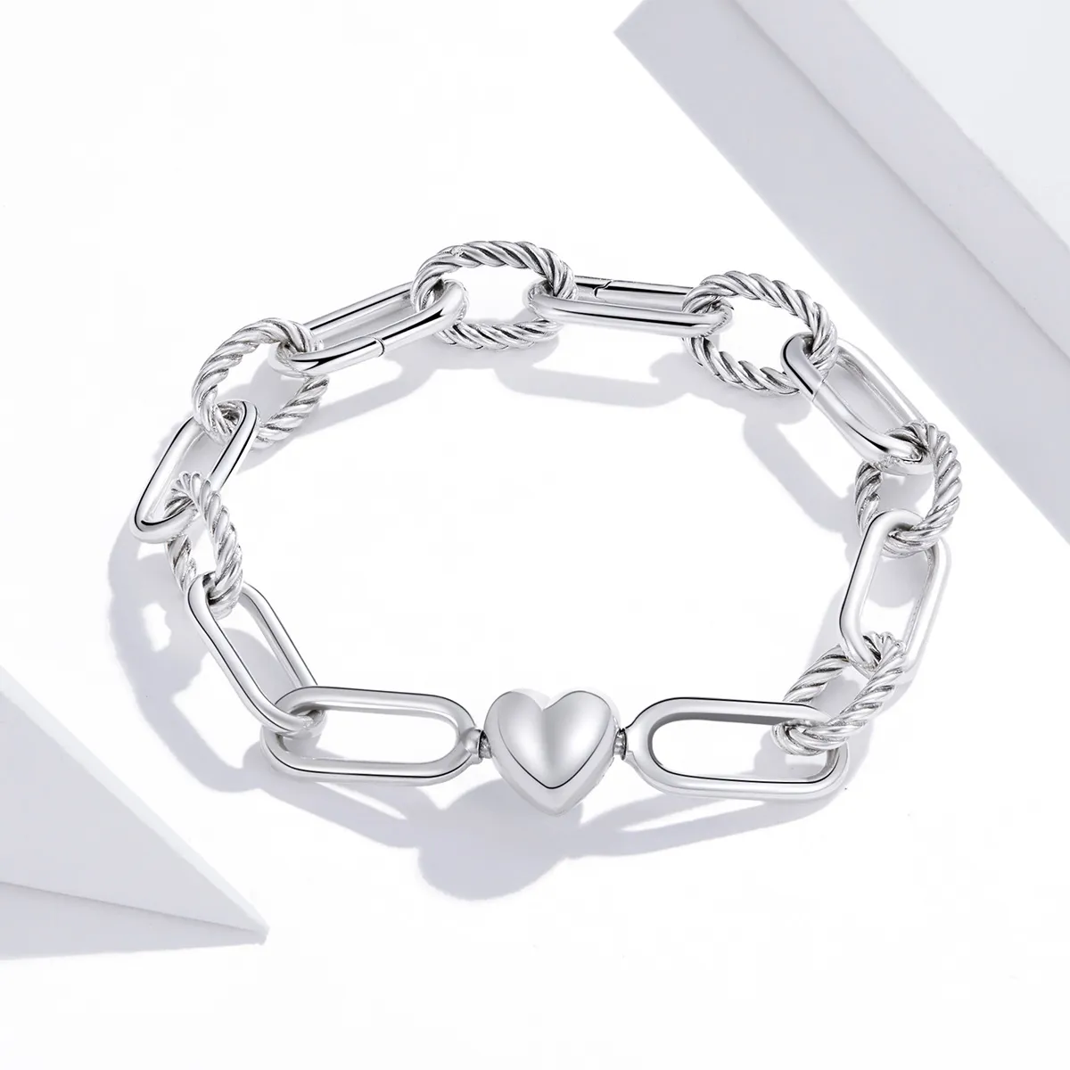 Pandora Style Chain Bracelet, Love of Paper Clips - SCB202