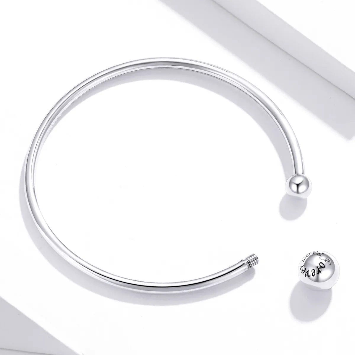 Pandora Style Open Bangle, Simple Stretch - SCB198