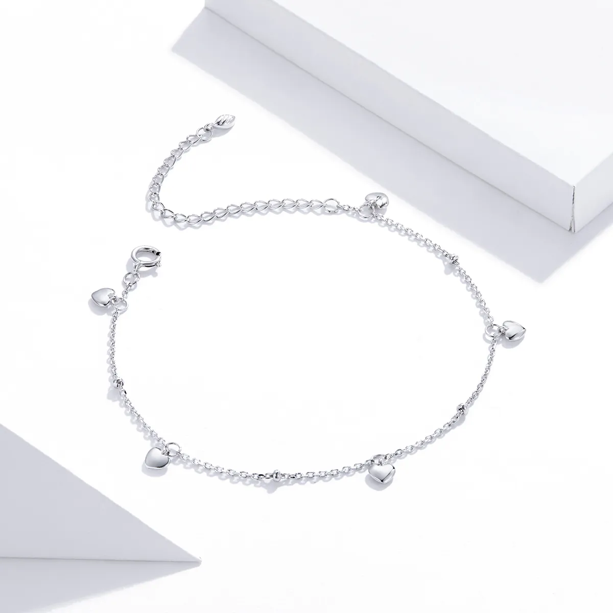 Pandora Style Silver Bracelet Loving Heart - SCB191