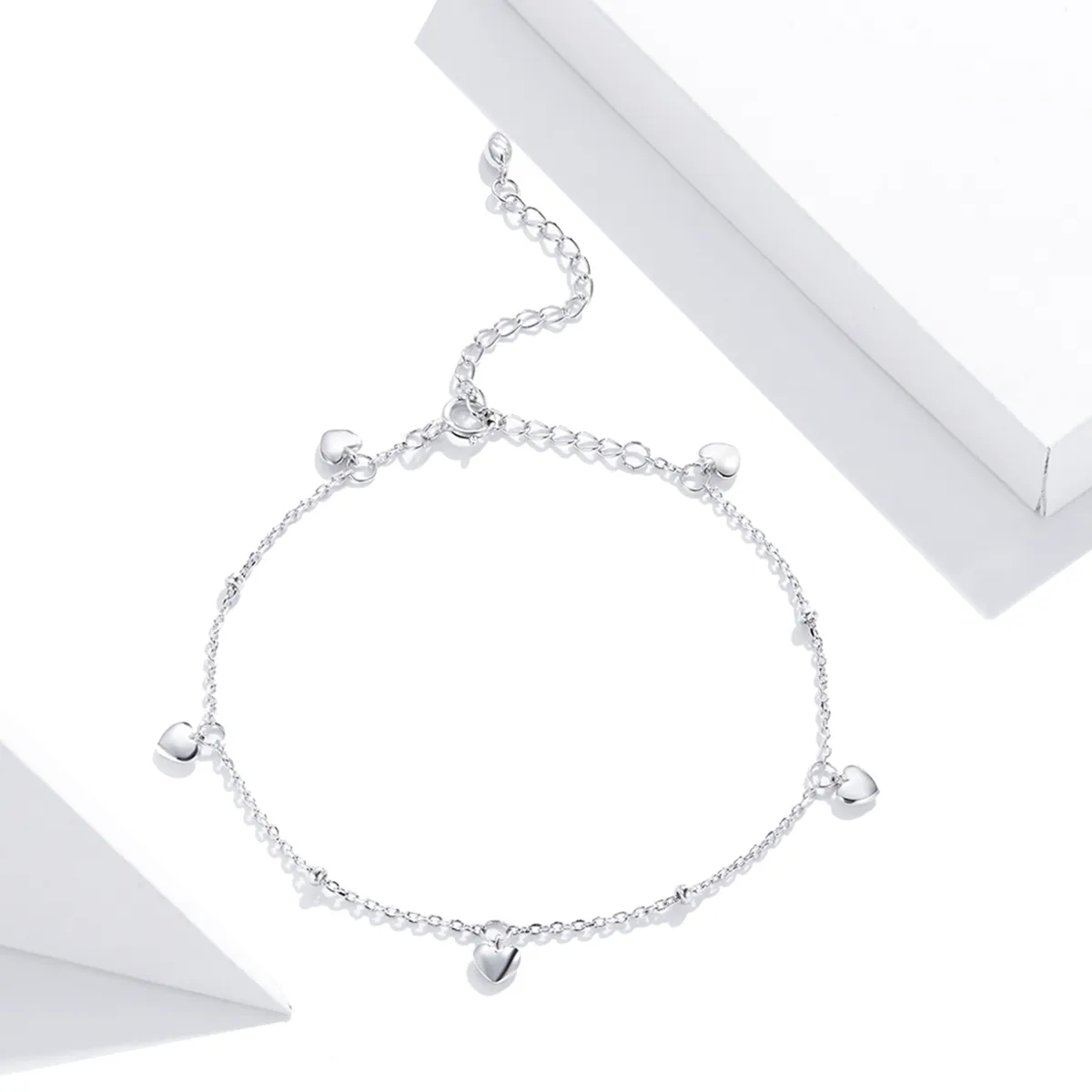 Pandora Style Silver Bracelet Loving Heart - SCB191