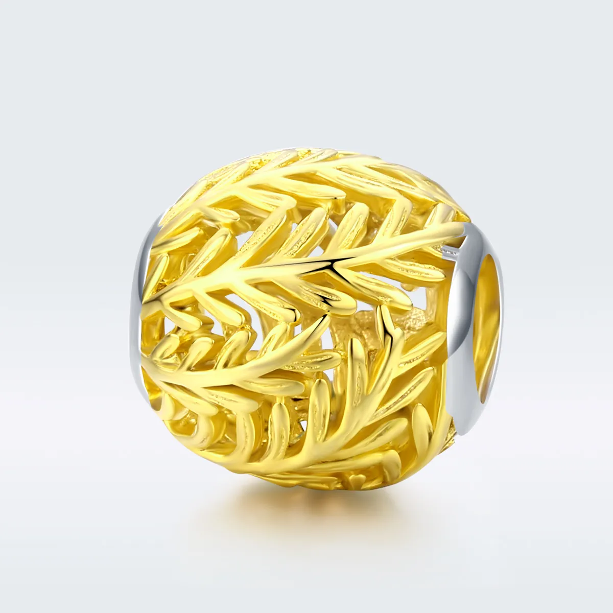 Pandora Style 18ct Gold Plated Charm, Branch - SCC1332