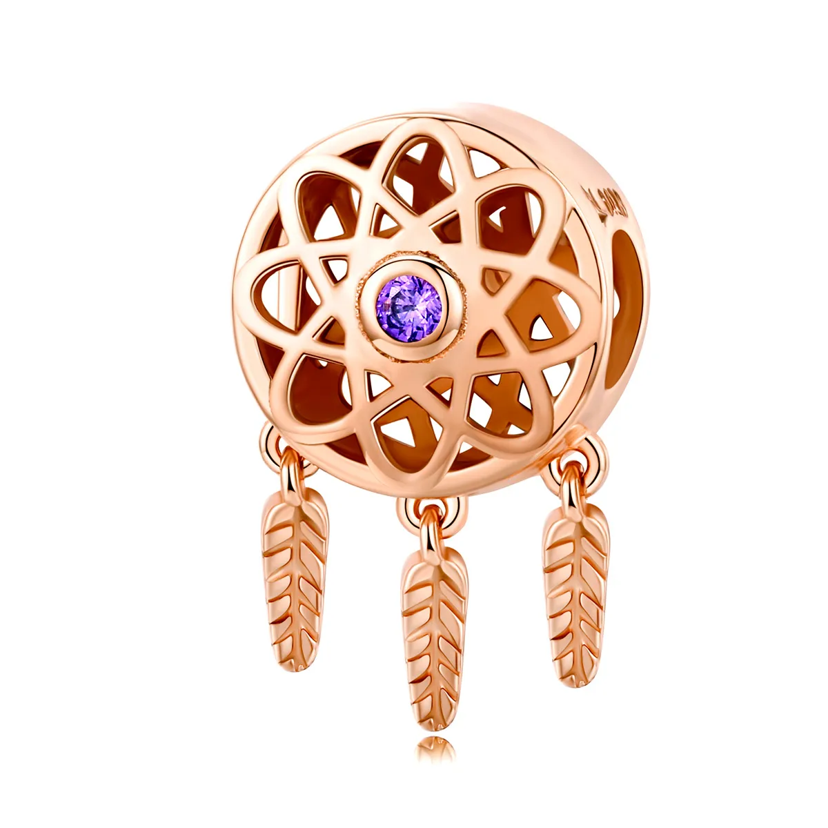 Pandora Style Charm, Dream Catcher Rose Gold - SCC330-C