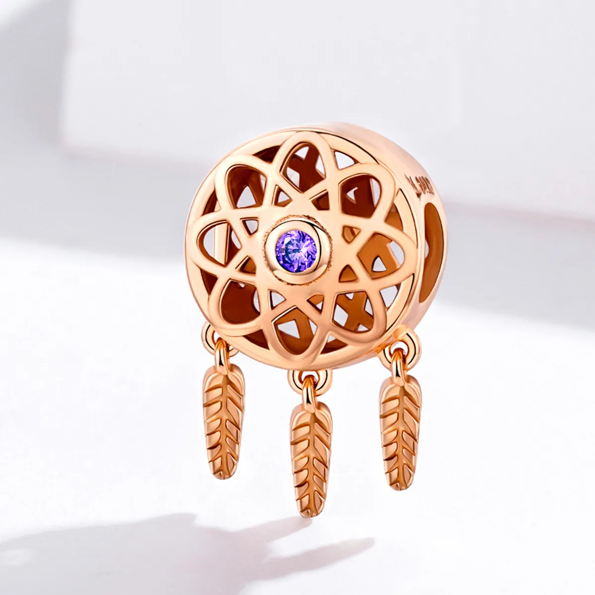 Pandora Style Charm, Dream Catcher Rose Gold - SCC330-C