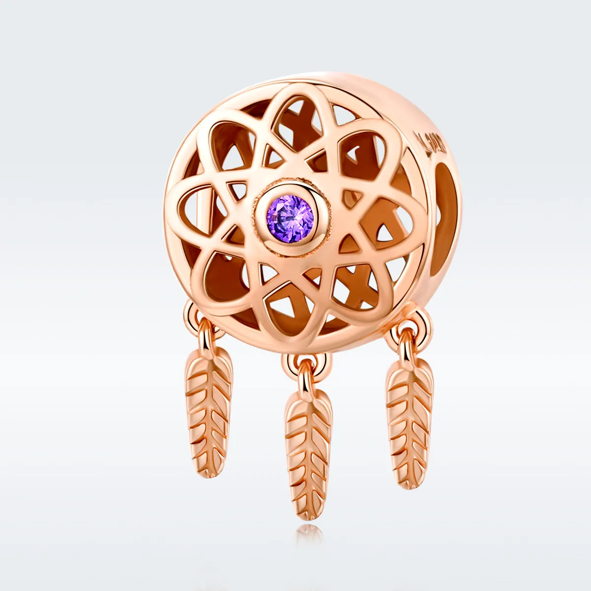 Pandora Style Charm, Dream Catcher Rose Gold - SCC330-C