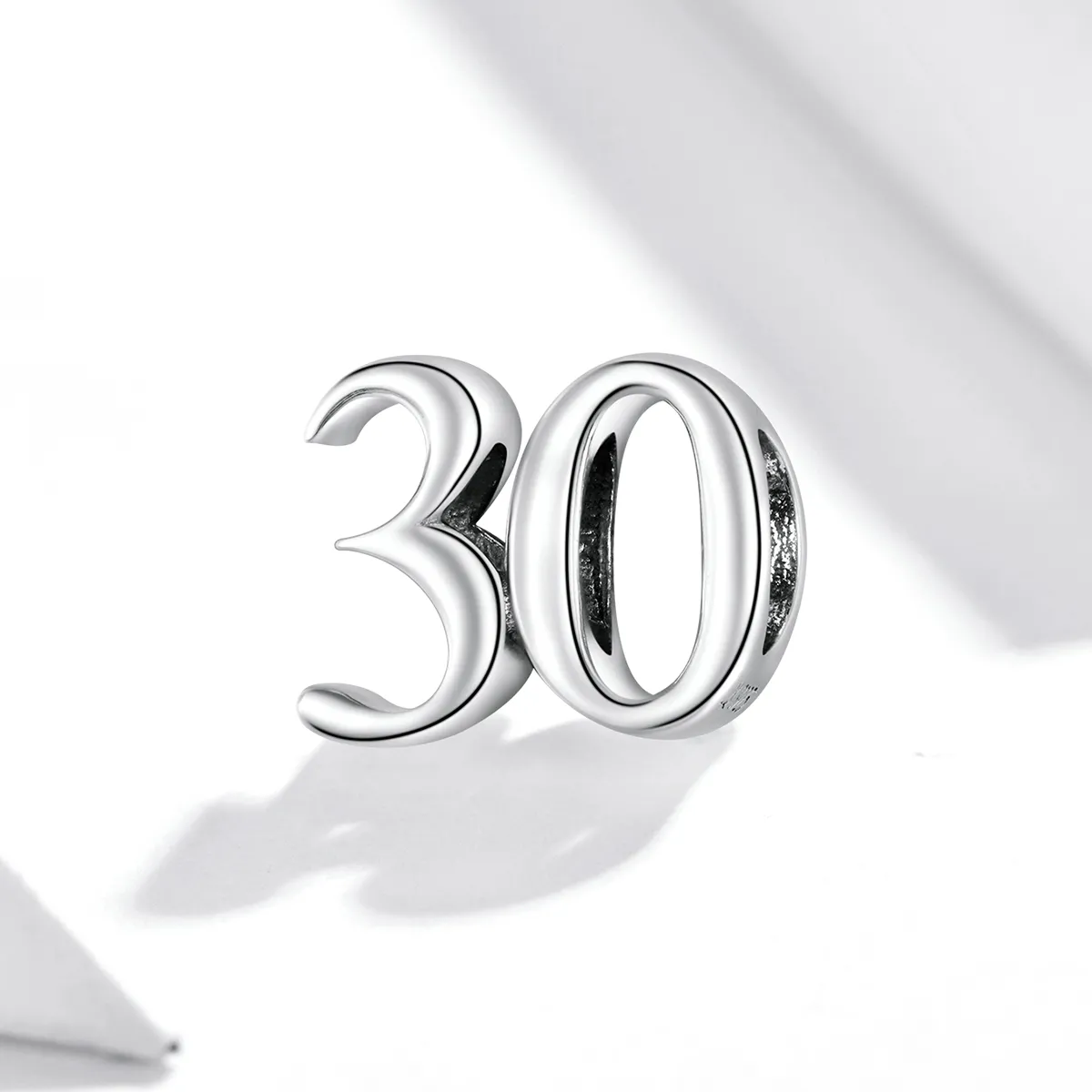 Pandora Style Silver Charm, 30Th Birthday - SCC1622