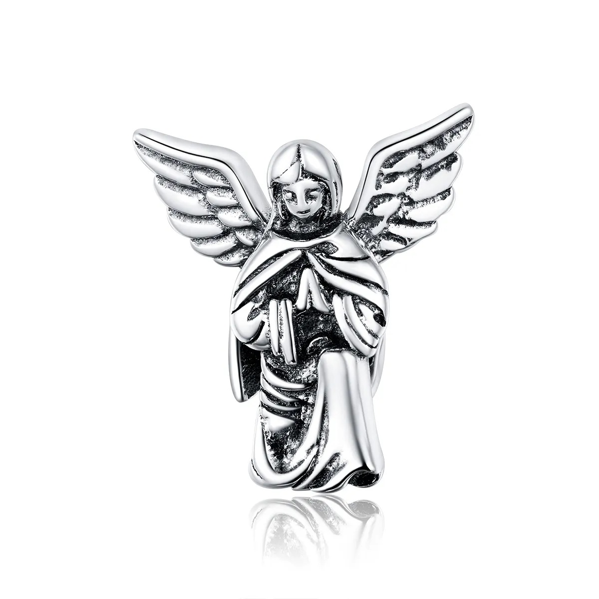 Pandora Style Silver Charm, Angel of Love - BSC314