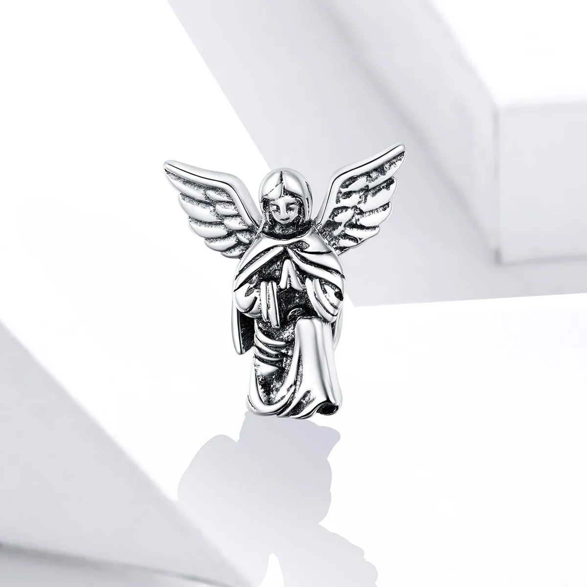 Pandora Style Silver Charm, Angel of Love - BSC314