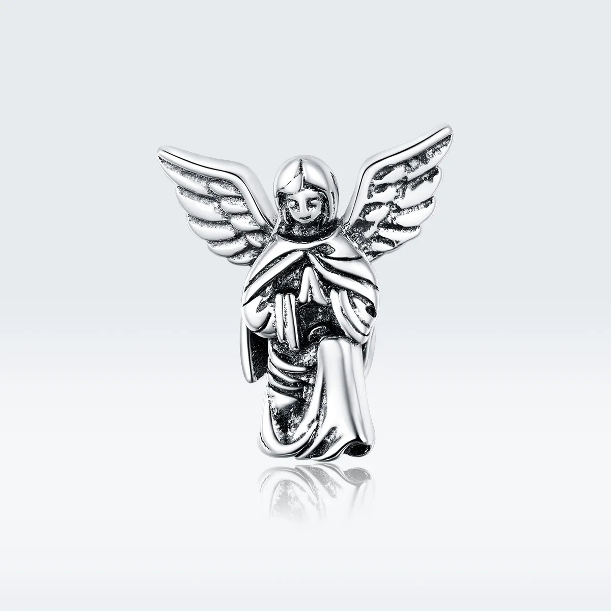 Pandora Style Silver Charm, Angel of Love - BSC314