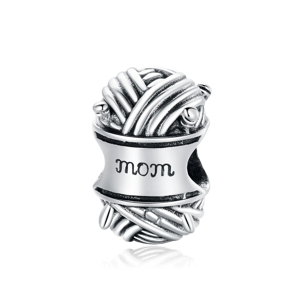 Pandora Style Silver Charm, Ball of Yarn - SCC1654