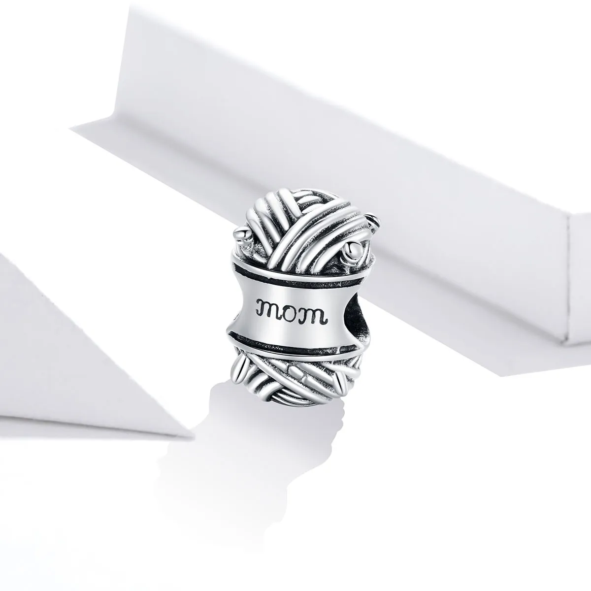 Pandora Style Silver Charm, Ball of Yarn - SCC1654