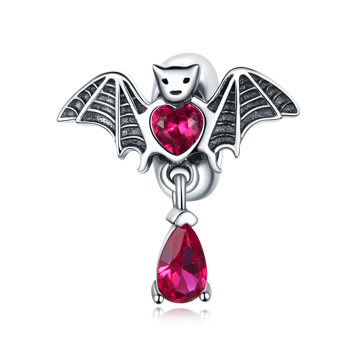 Pandora Style Silver Charm, Bat - SCC1779