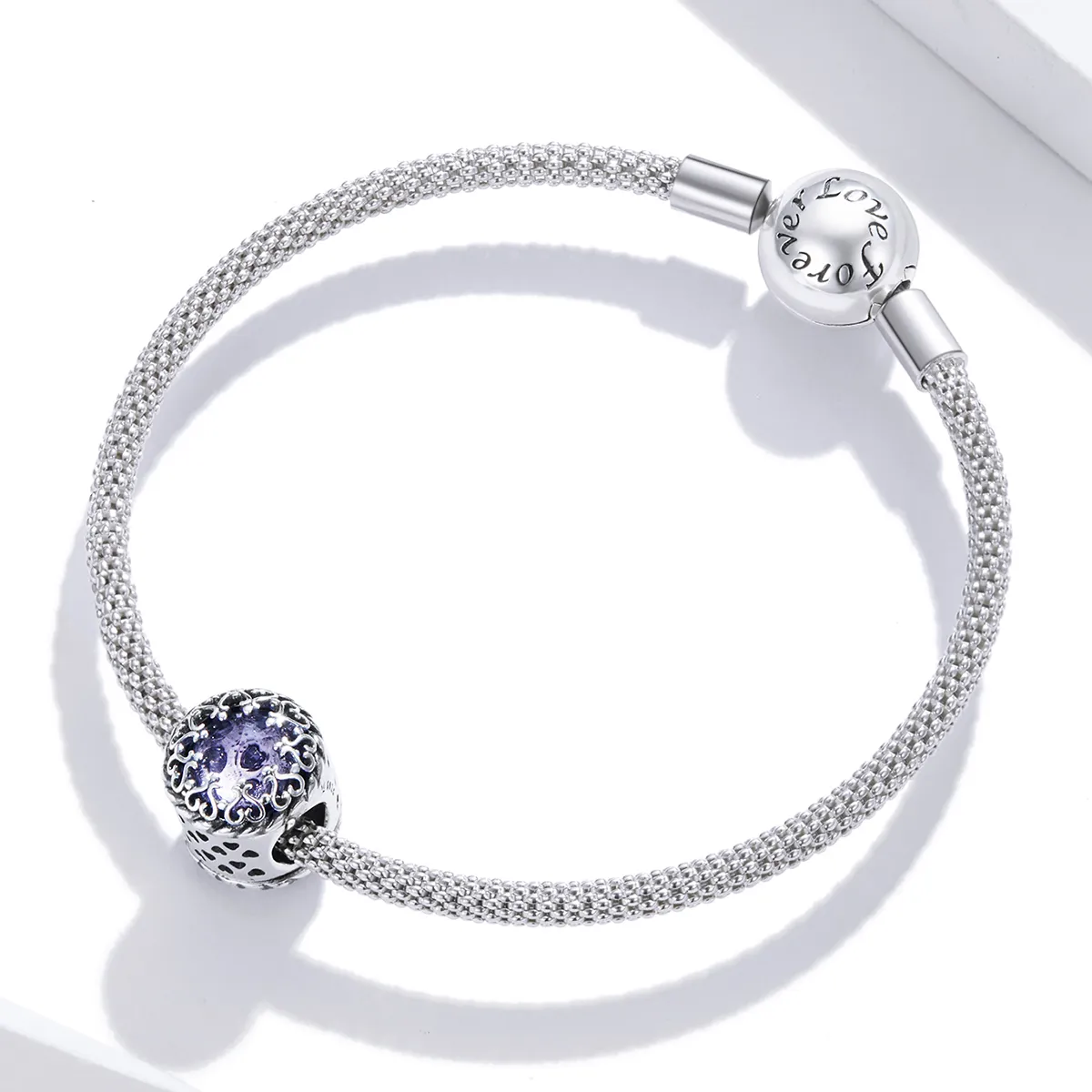 Pandora Style Silver Charm, Beauty Lasts Forever - SCC1791