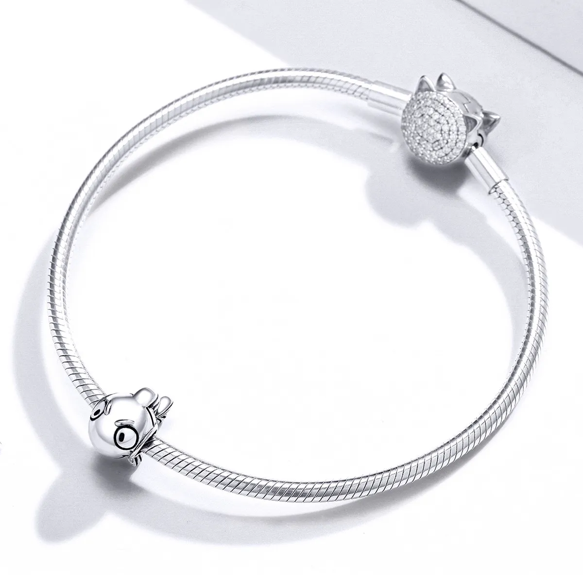 Pandora Style Silver Charm, Big Eyes Fish - SCC1477