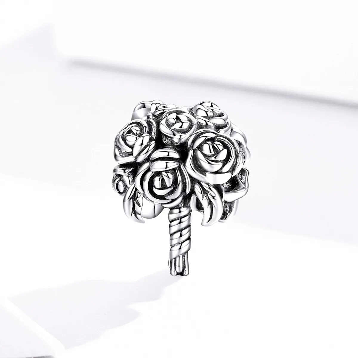 Pandora Style Silver Charm, Brdal Bouquet - SCC1566