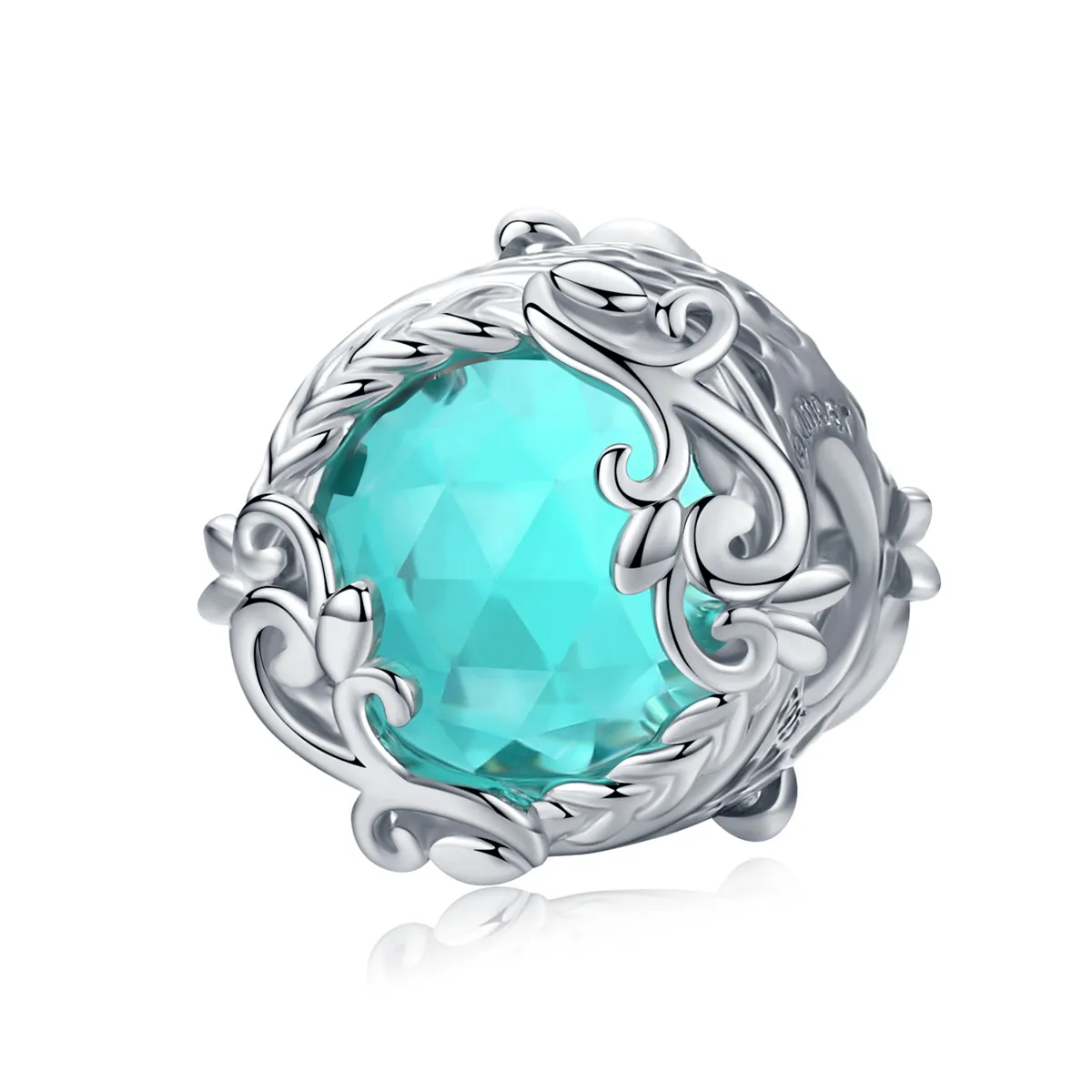 Pandora Style Silver Charm, Cecret Garden - BSC105