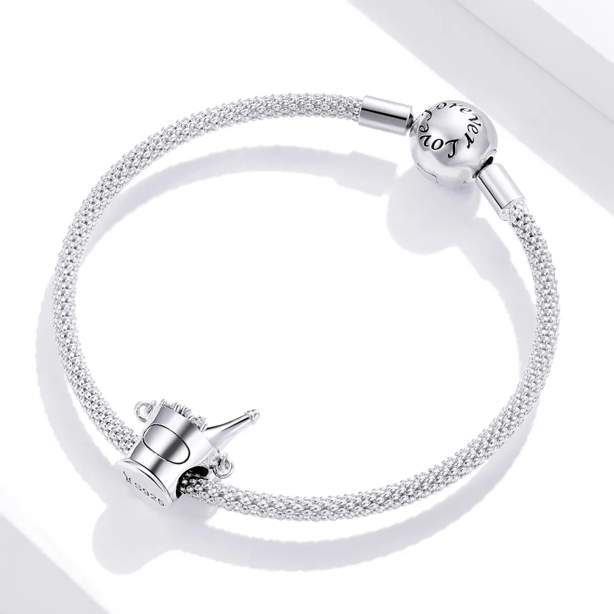 Pandora Style Silver Charm, Champagne Bucket - SCC1687