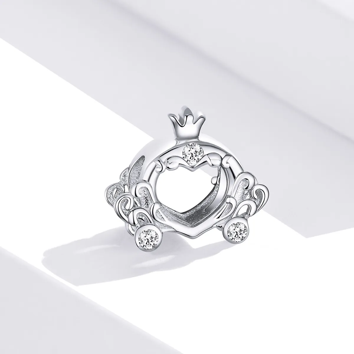 Pandora Style Silver Charm, Cinderella's Pumpkin Car - BSC270