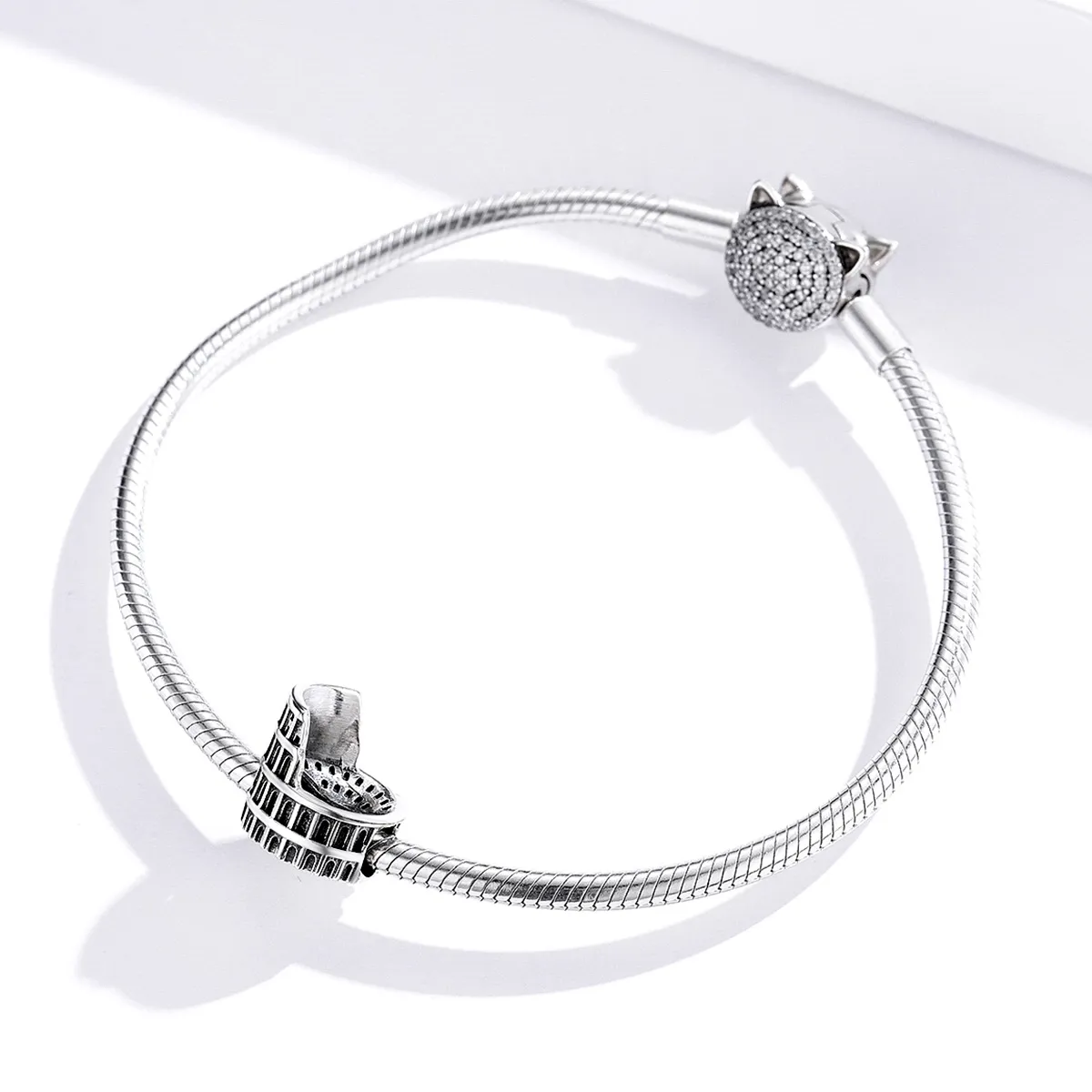 Pandora Style Silver Charm, Colosseum - SCC1543