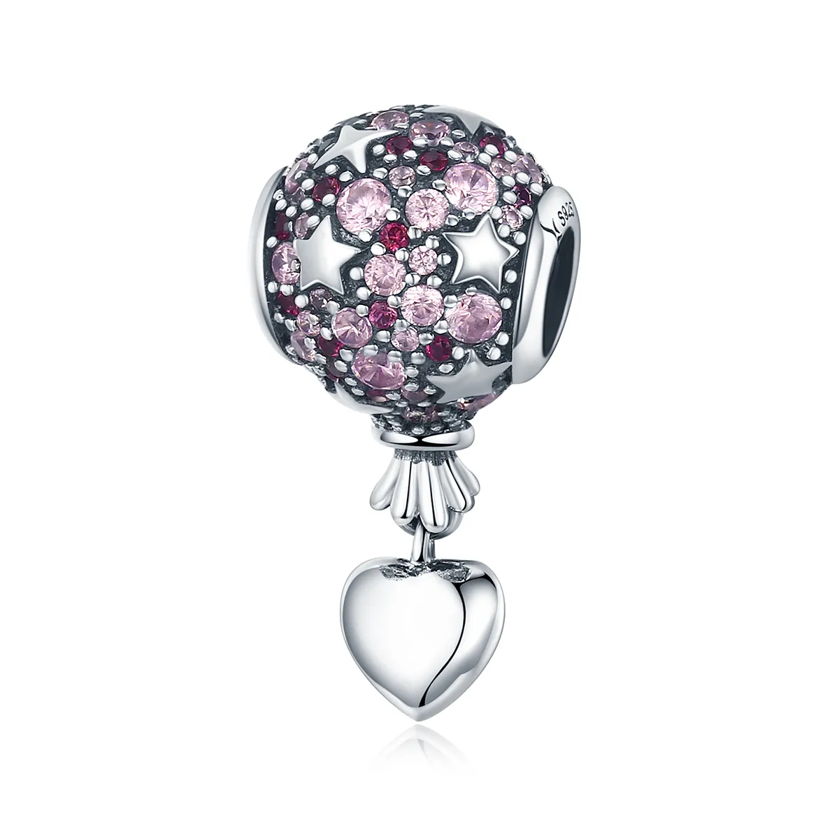 Pandora Style Silver Charm, Confession Balloon - SCC517