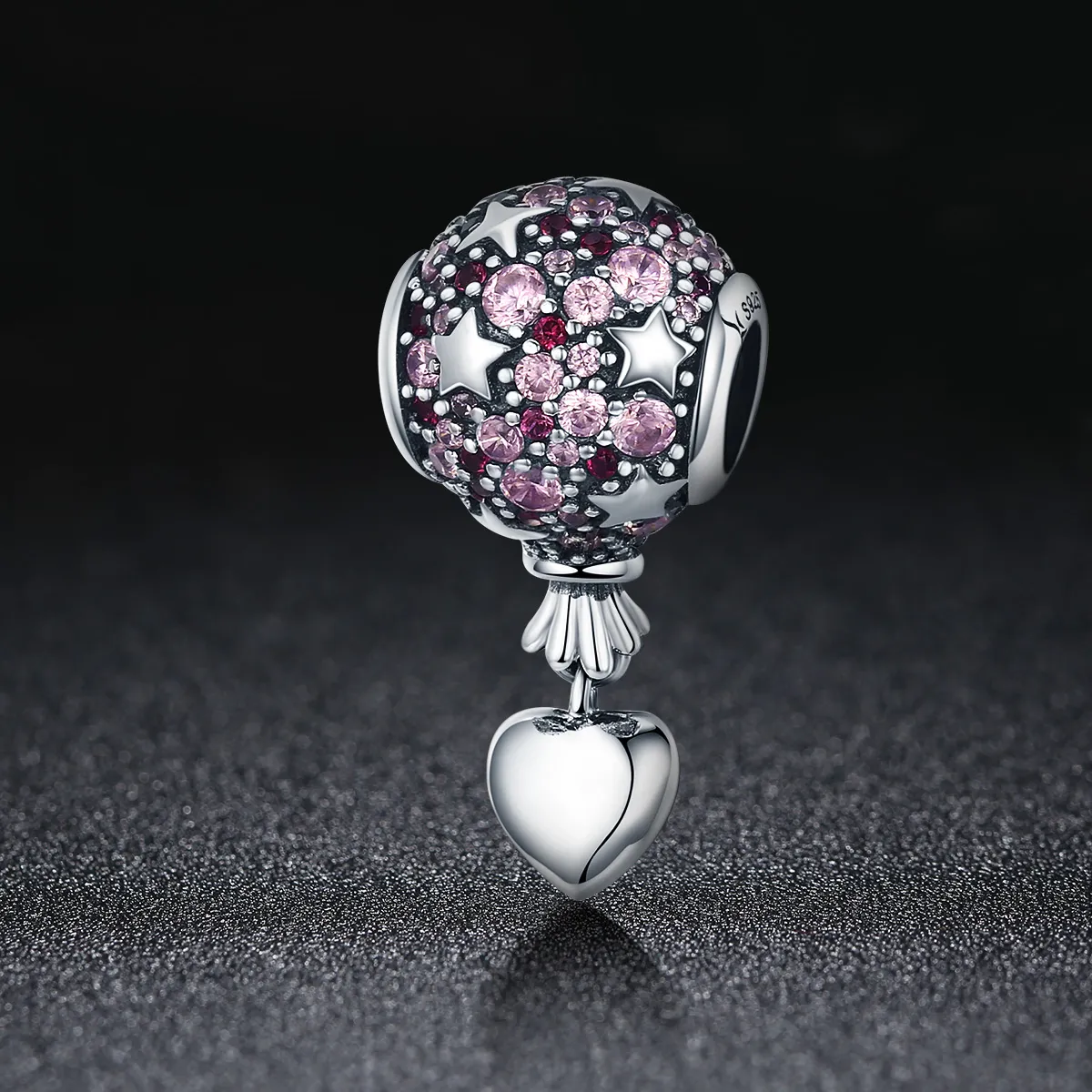 Pandora Style Silver Charm, Confession Balloon - SCC517