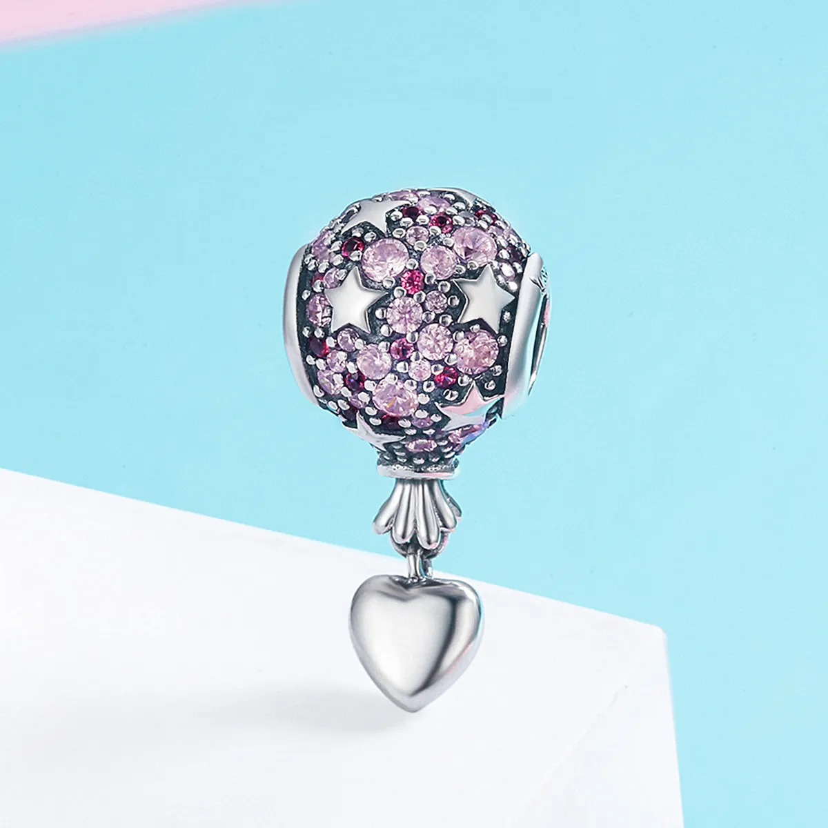 Pandora Style Silver Charm, Confession Balloon - SCC517