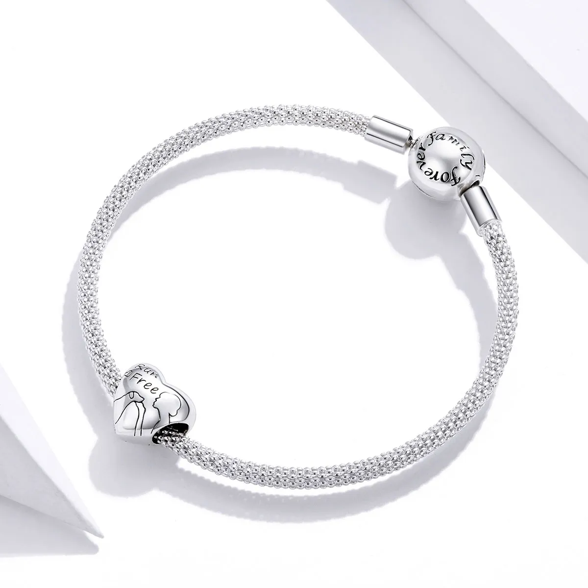 Pandora Style Silver Charm, Dog Mom - SCC1679