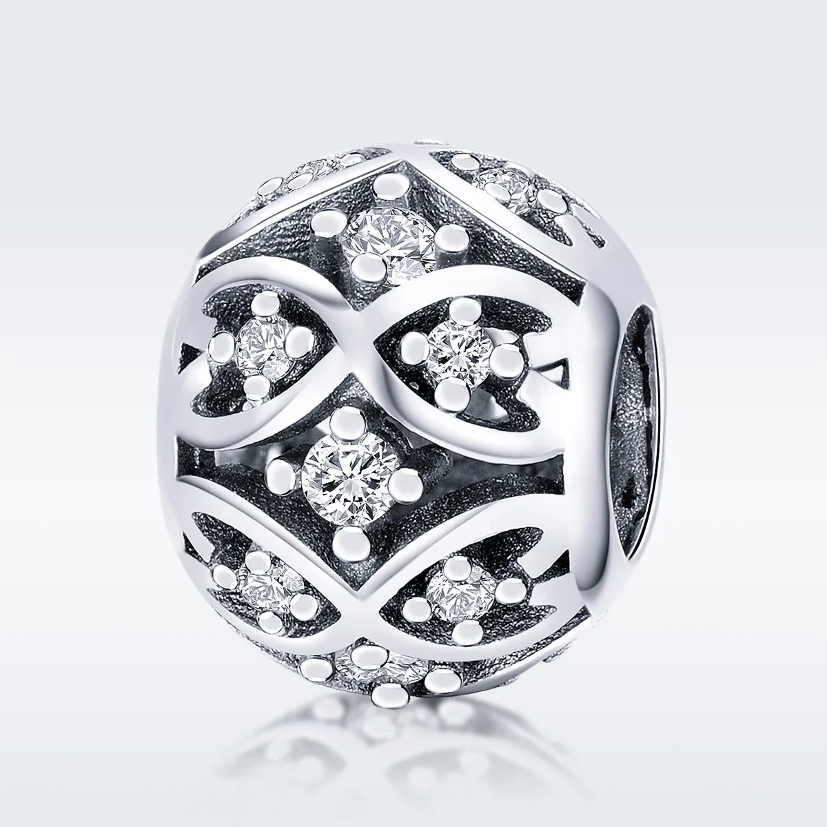 Pandora Style Silver Charm, Elegance - SCC732