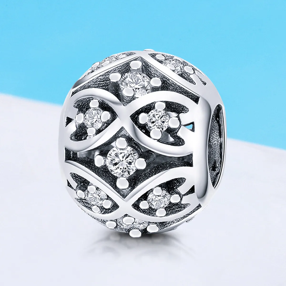 Pandora Style Silver Charm, Elegance - SCC732