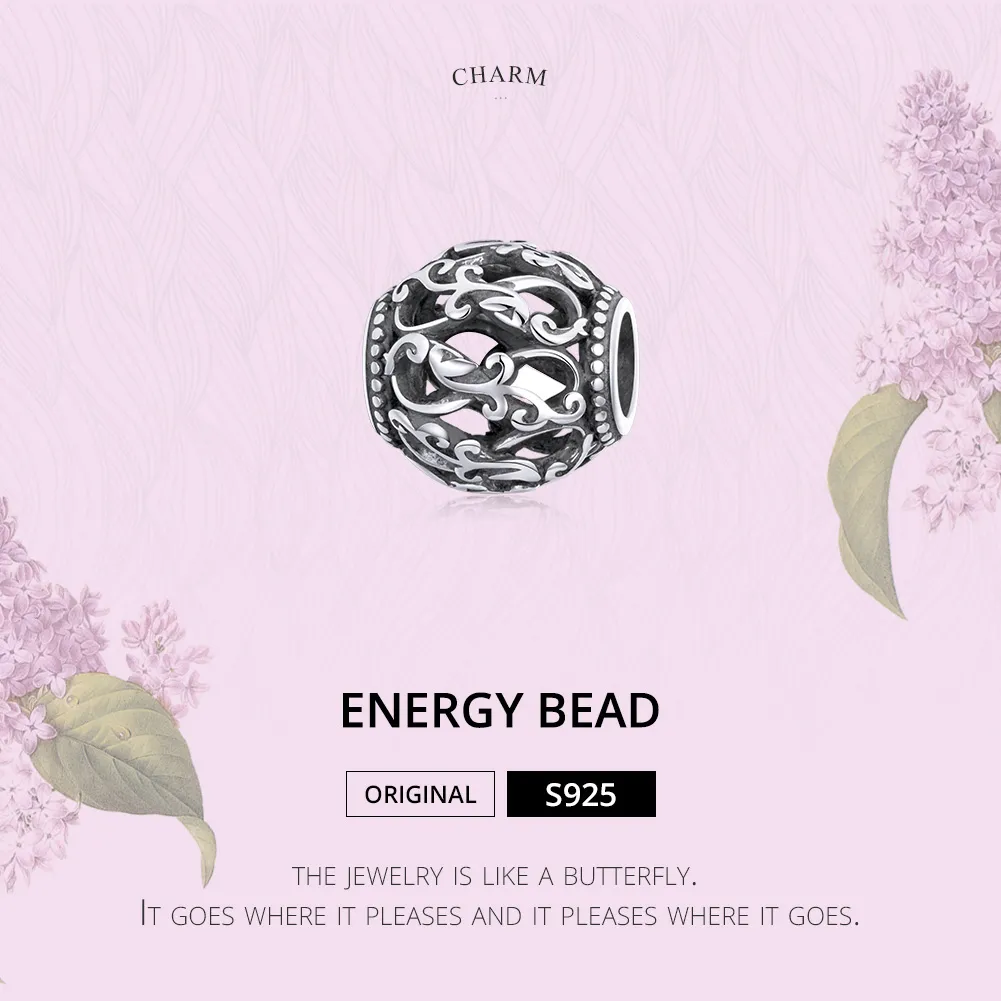 Pandora Style Silver Charm, Energy - SCC1830