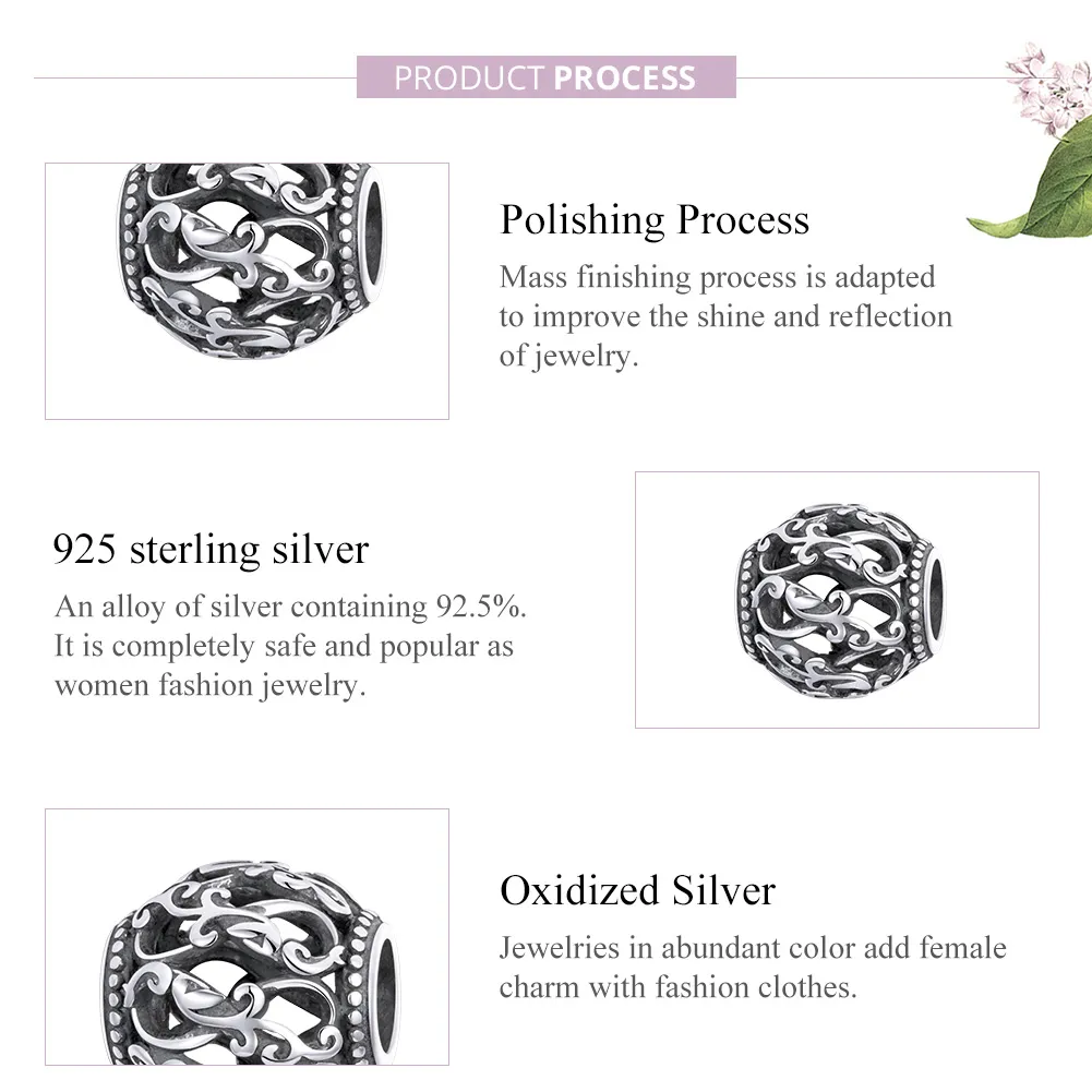 Pandora Style Silver Charm, Energy - SCC1830