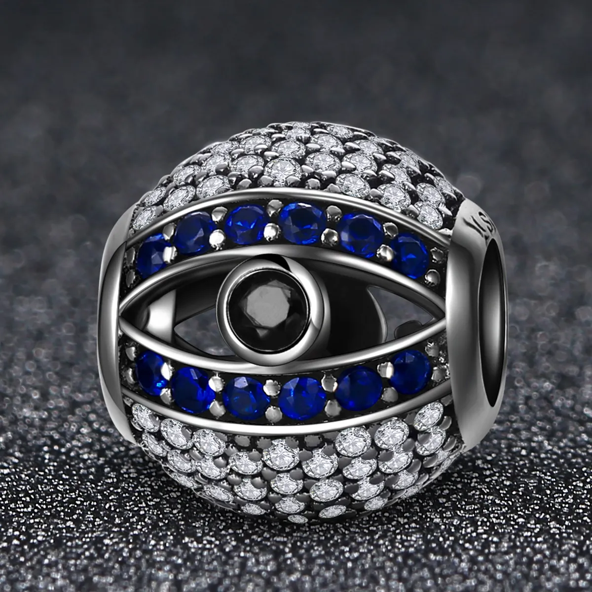 Pandora Style Silver Charm, Evil Eye - SCC172